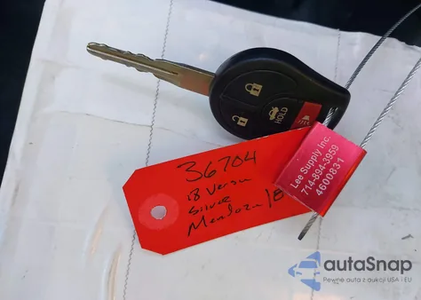 2018 Nissan Versa 1.6 Sv from USA, damaged, VIN 3N1CN7AP4JL875737